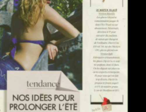 Glazed dans Elle – Août 2014