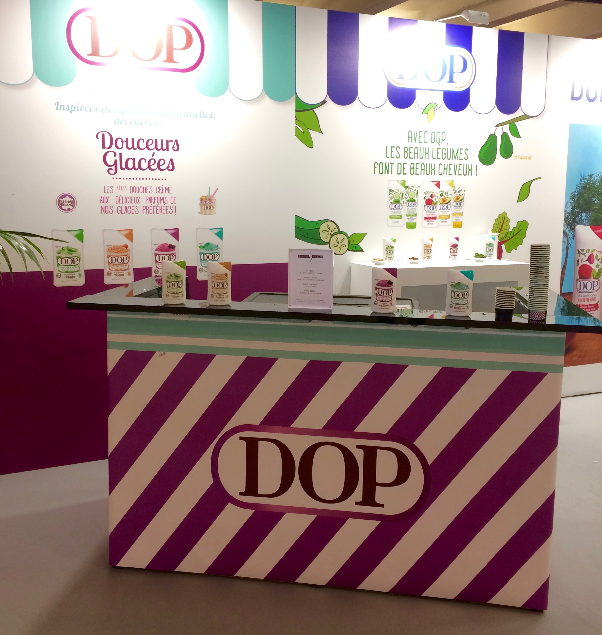 salon : stand glaces DOP